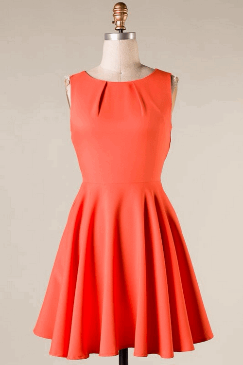 Mandarin Skater Dress